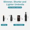 imageG4Free Mini Travel Folding Umbrella for Purse Compact UPF 50 UV Protection Sun amp Rain Small Umbrella Lightweight Portable Parasol Fits in Pocket Wallet for Women MenCarbon black