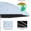 imageG4Free Mini Travel Folding Umbrella for Purse Compact UPF 50 UV Protection Sun amp Rain Small Umbrella Lightweight Portable Parasol Fits in Pocket Wallet for Women MenLightBlue