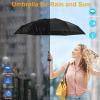 imageG4Free Mini Travel Folding Umbrella for Purse Compact UPF 50 UV Protection Sun amp Rain Small Umbrella Lightweight Portable Parasol Fits in Pocket Wallet for Women MenCarbon black