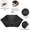 imageG4Free Mini Travel Folding Umbrella for Purse Compact UPF 50 UV Protection Sun amp Rain Small Umbrella Lightweight Portable Parasol Fits in Pocket Wallet for Women MenNavy Blue