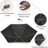 imageG4Free Mini Travel Folding Umbrella for Purse Compact UPF 50 UV Protection Sun amp Rain Small Umbrella Lightweight Portable Parasol Fits in Pocket Wallet for Women MenPink