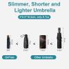 imageG4Free Mini Travel Folding Umbrella for Purse Compact UPF 50 UV Protection Sun amp Rain Small Umbrella Lightweight Portable Parasol Fits in Pocket Wallet for Women MenNavy Blue