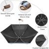 imageG4Free Mini Travel Folding Umbrella for Purse Compact UPF 50 UV Protection Sun amp Rain Small Umbrella Lightweight Portable Parasol Fits in Pocket Wallet for Women MenLightBlue