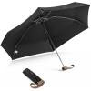 imageG4Free Mini Travel Folding Umbrella for Purse Compact UPF 50 UV Protection Sun amp Rain Small Umbrella Lightweight Portable Parasol Fits in Pocket Wallet for Women MenCarbon black