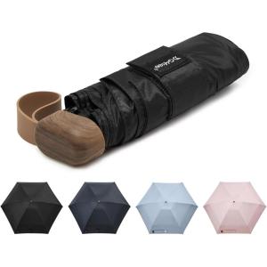 imageG4Free Mini Travel Folding Umbrella for Purse Compact UPF 50 UV Protection Sun amp Rain Small Umbrella Lightweight Portable Parasol Fits in Pocket Wallet for Women MenBlack