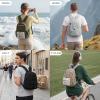 imageG4Free 10L Small Backpack for Women Men Lightweight Mini Travel Backpacks Hiking Casual Daypack Beige amp KhakiBlack