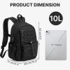 imageG4Free 10L Small Backpack for Women Men Lightweight Mini Travel Backpacks Hiking Casual Daypack Beige amp KhakiBlack