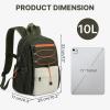 imageG4Free 10L Small Backpack for Women Men Lightweight Mini Travel Backpacks Hiking Casual Daypack Beige amp KhakiGreen