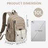 imageG4Free 10L Small Backpack for Women Men Lightweight Mini Travel Backpacks Hiking Casual Daypack Beige amp KhakiKhaki