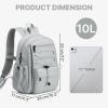 imageG4Free 10L Small Backpack for Women Men Lightweight Mini Travel Backpacks Hiking Casual Daypack Beige amp KhakiLight Grey