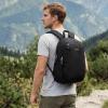 imageG4Free 15L Hiking Backpack Lightweight Small Travel Backpack Casual Daypack for Women Men Outdoor Campus BlackBlack