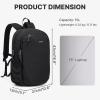imageG4Free 15L Hiking Backpack Lightweight Small Travel Backpack Casual Daypack for Women Men Outdoor Campus BlackBlack