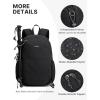 imageG4Free 15L Hiking Backpack Lightweight Small Travel Backpack Casual Daypack for Women Men Outdoor Campus BlackBlack