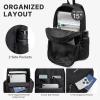 imageG4Free 15L Hiking Backpack Lightweight Small Travel Backpack Casual Daypack for Women Men Outdoor Campus BlackBlack