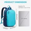 imageG4Free 15L Hiking Backpack Lightweight Small Travel Backpack Casual Daypack for Women Men Outdoor Campus BlackBlue