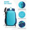 imageG4Free 15L Hiking Backpack Lightweight Small Travel Backpack Casual Daypack for Women Men Outdoor Campus BlackBlue