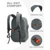 imageG4Free 15L Hiking Backpack Lightweight Small Travel Backpack Casual Daypack for Women Men Outdoor Campus BlackGray