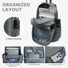 imageG4Free 15L Hiking Backpack Lightweight Small Travel Backpack Casual Daypack for Women Men Outdoor Campus BlackGray