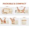 imageG4Free 20L Hiking Backpack Lightweight Daypack with Phone Pocket Small Packable Foldable Hiking Bag for Women Men BlackOrangebeige
