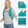 imageG4Free 20L Hiking Backpack Lightweight Daypack with Phone Pocket Small Packable Foldable Hiking Bag for Women Men BlackPeacock Blue