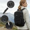 imageG4Free Hiking Backpack for Women Men 20L Lightweight Travel Backpacks Daypack Outdoor Daily Camping BlackBlcak