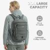imageG4Free Hiking Backpack for Women Men 20L Lightweight Travel Backpacks Daypack Outdoor Daily Camping BlackDark Graygreen