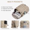 imageG4Free Hiking Backpack for Women Men 20L Lightweight Travel Backpacks Daypack Outdoor Daily Camping BlackKhaki