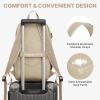 imageG4Free Hiking Backpack for Women Men 20L Lightweight Travel Backpacks Daypack Outdoor Daily Camping BlackKhaki