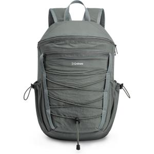 imageG4Free Hiking Backpack for Women Men 20L Lightweight Travel Backpacks Daypack Outdoor Daily Camping BlackDark Graygreen