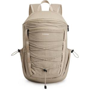 imageG4Free Hiking Backpack for Women Men 20L Lightweight Travel Backpacks Daypack Outdoor Daily Camping BlackKhaki