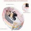 imageG4Free Canvas Beach Bag Waterproof Sandproof Large Beach Tote Bags for Women Pool Swim Travel GroceryPink