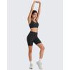 imageG4Free BareFeel Racerback Sports Bra for Women  Scoop Neck Workout Tank Top Casual Yoga Non PaddedBlack