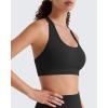 imageG4Free BareFeel Racerback Sports Bra for Women  Scoop Neck Workout Tank Top Casual Yoga Non PaddedBlack