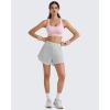 imageG4Free BareFeel Racerback Sports Bra for Women  Scoop Neck Workout Tank Top Casual Yoga Non PaddedBlush