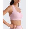 imageG4Free BareFeel Racerback Sports Bra for Women  Scoop Neck Workout Tank Top Casual Yoga Non PaddedBlush