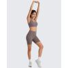 imageG4Free BareFeel Racerback Sports Bra for Women  Scoop Neck Workout Tank Top Casual Yoga Non PaddedTaupe