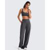 imageG4Free BareFeel Square Neck Sports Bras for Women  Non Padded U Back Casual Yoga Crop TopsDark Gray
