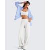 imageG4Free BareFeel Square Neck Sports Bras for Women  Non Padded U Back Casual Yoga Crop TopsPure White