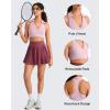 imageG4Free BareFeel V Neck Sports Bra for Women  Padded Collared Racerback Tennis Workout Tank TopsBlush