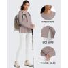 imageG4Free Lightbreeze Side Slits Workout Long Sleeve Shirts for Women  UPF 50 Crewneck Tops with Thumbholes Loose CasualGray Lilac