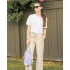 imageG4Free Lightbreeze UPF 50 Workout Tops for Women  Boxy Crop TShirts Short Sleeve Basic Tees Loose Quick Dry Running CasualWhite