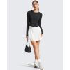 imageG4Free Lightbreeze Womens UPF 50 Long Sleeve Rash Guard Quick Dry Crop Workout Tops Thumbholes Sun Shirts Running AthleticBlack