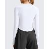 imageG4Free Lightbreeze Womens UPF 50 Long Sleeve Rash Guard Quick Dry Crop Workout Tops Thumbholes Sun Shirts Running AthleticWhite