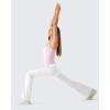 imageG4Free BareFeel Built in Bra Camisole Tops Yoga Workout Removable Padded Cami Spaghetti Strap Pilates Tank TopBlush