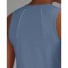 imageG4Free Lightweight Workout Tank Tops for Women High Neck Athletic Long Tanks Sleeveless Summer Running Gym ShirtsDusty Blue