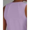 imageG4Free Lightweight Workout Tank Tops for Women High Neck Athletic Long Tanks Sleeveless Summer Running Gym ShirtsLight Purple