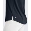 imageG4Free Lightweight Workout Tank Tops for Women High Neck Athletic Long Tanks Sleeveless Summer Running Gym ShirtsNavy