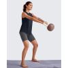 imageG4Free Lightweight Workout Tank Tops for Women High Neck Athletic Long Tanks Sleeveless Summer Running Gym ShirtsNavy