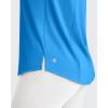 imageG4Free Lightweight Workout Tank Tops for Women High Neck Athletic Long Tanks Sleeveless Summer Running Gym ShirtsOcean Blue