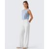 imageG4Free Lyocell Workout Running Tank Tops High Neck Athletic Tanks Loose Fit Hip Length Yoga Tennis TopLight Denim
